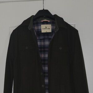 The Normal Brand Brightside Flannel Lined Workwear Jacket Men's M Shacket Green